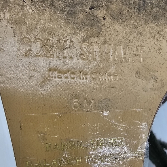 Colin Stewart Brown Tie Up Espadrilles Wedge Sandals, Size 6 - Picture 8 of 8